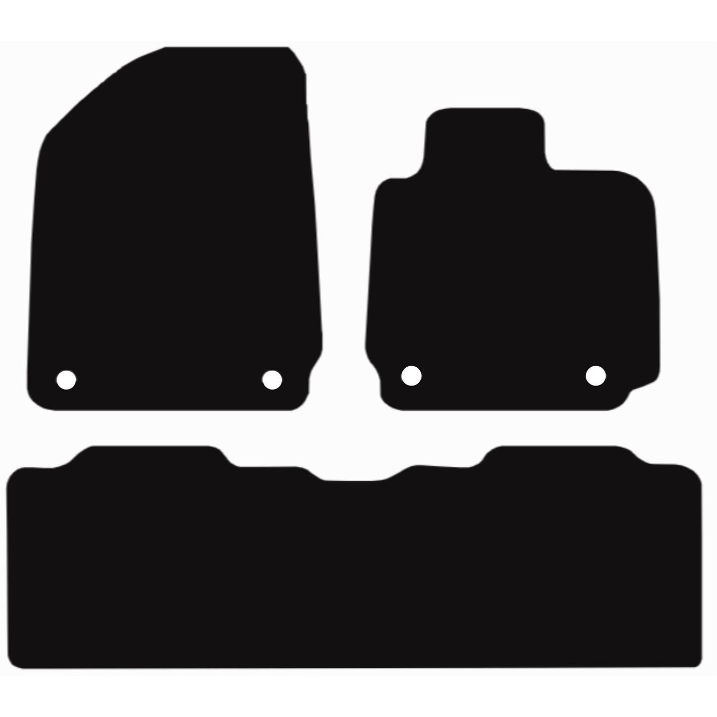 Premium Tailored Car Mat for Hyundai Ioniq 6 2022-Onwards Front & Rear, Anti-Slip, All-Weather Car Mats, Easy to Clean Custom Fit 3-Pieces Set