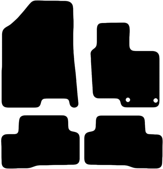 Premium Tailored Car Mat for Hyundai Tucsan HYBRID 2021-Onwards Front & Rear, Anti-Slip, All-Weather Car Mats, Easy to Clean Custom Fit 4-Pieces Set
