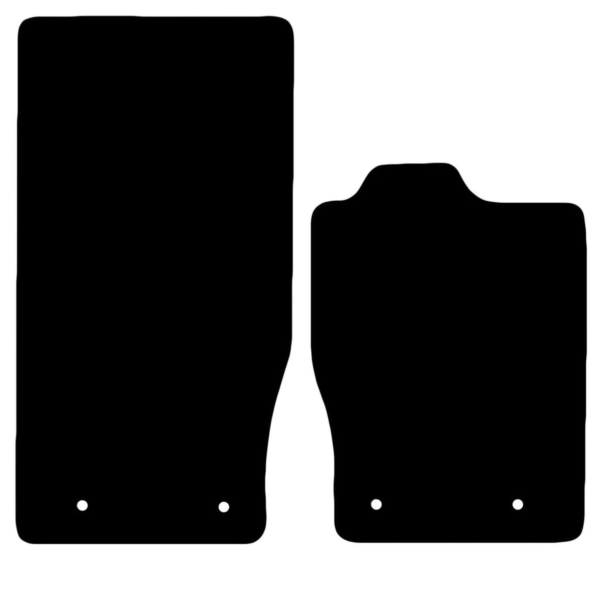 JAGUAR F Type 2014-Onwards Tailored Fit Car Floor Mats Front & Rear With Non-Slip Backing, All-Weather Protection, Easy to Clean Perfect Fit 2-Pieces Set