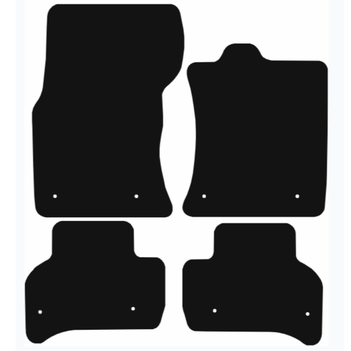 JAGUAR Xe 2015-Onwards Tailored Fit Car Floor Mats Front & Rear With Non-Slip Backing, All-Weather Protection, Easy to Clean Perfect Fit 4-Pieces Set