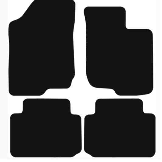Premium Quality Car Mat for KIA Carens 2007-2014 MANUAL Front & Rear, Anti-Slip, All-Weather Car Mats, Easy to Clean Custom Fit 4-Pieces Set