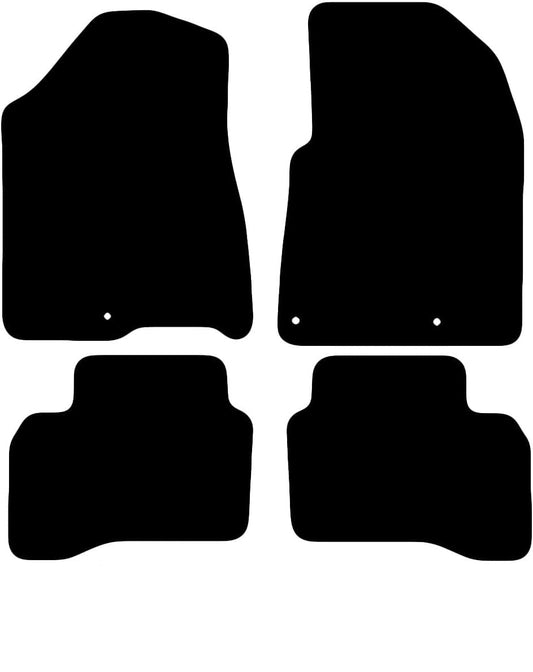Premium Quality Car Mat for KIA Niro Hybrid 2016-2020 Front & Rear, Anti-Slip, All-Weather Car Mats, Easy to Clean Custom Fit 4-Pieces Set
