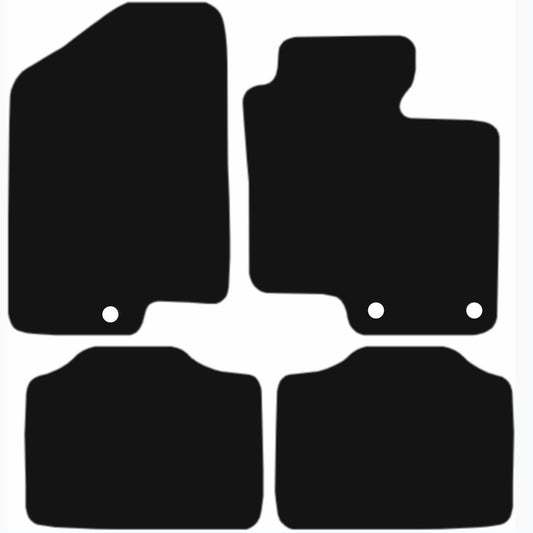 Premium Quality Car Mat for KIA Optima 2010-2015 Front & Rear, Anti-Slip, All-Weather Car Mats, Easy to Clean Custom Fit 4-Pieces Set