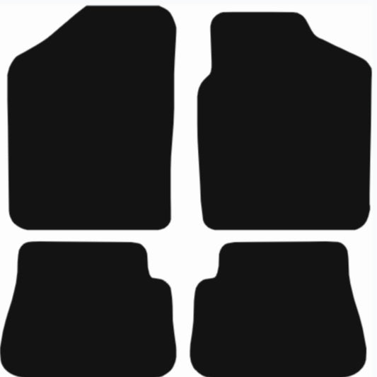Premium Quality Car Mat for KIA Picanto 2004-2010 Front & Rear, Anti-Slip, All-Weather Car Mats, Easy to Clean Custom Fit 4-Pieces Set