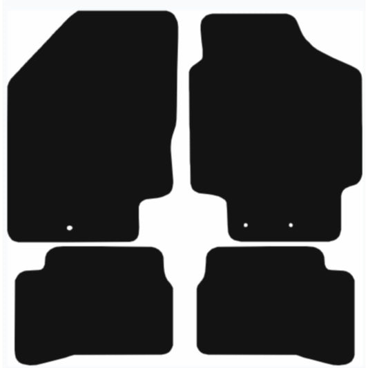 Premium Quality Car Mat for KIA Rio 2010-2011 Front & Rear, Anti-Slip, All-Weather Car Mats, Easy to Clean Custom Fit 4-Pieces Set