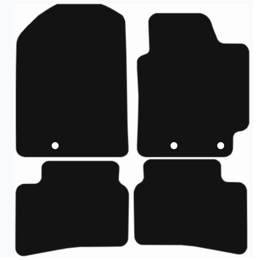 Premium Quality Car Mat for KIA Rio 2017 Onwards Front & Rear, Anti-Slip, All-Weather Car Mats, Easy to Clean Custom Fit 4-Pieces Set