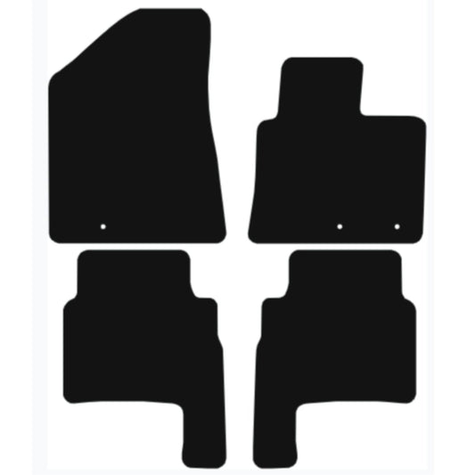 Premium Quality Car Mat for KIA Sorento 2010-2012 Front & Rear, Anti-Slip, All-Weather Car Mats, Easy to Clean Custom Fit 4-Pieces Set
