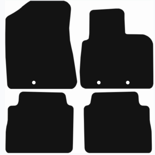 Premium Quality Car Mat for KIA Sorento 2012-2014 Front & Rear, Anti-Slip, All-Weather Car Mats, Easy to Clean Custom Fit 4-Pieces Set