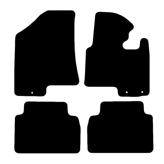 Premium Quality Car Mat for KIA Sportage 2010-2016 Front & Rear, Anti-Slip, All-Weather Car Mats, Easy to Clean Custom Fit 4-Pieces Set