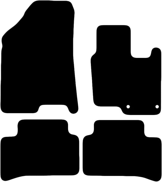 Premium Quality Car Mat for KIA Sportage Hybrid 2022-Onwards Front & Rear, Anti-Slip, All-Weather Car Mats, Easy to Clean Custom Fit 4-Pieces Set