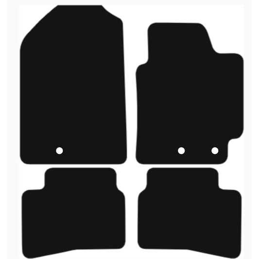 Premium Quality Car Mat for KIA Stonic 2017 Onwards Front & Rear, Anti-Slip, All-Weather Car Mats, Easy to Clean Custom Fit 4-Pieces Set