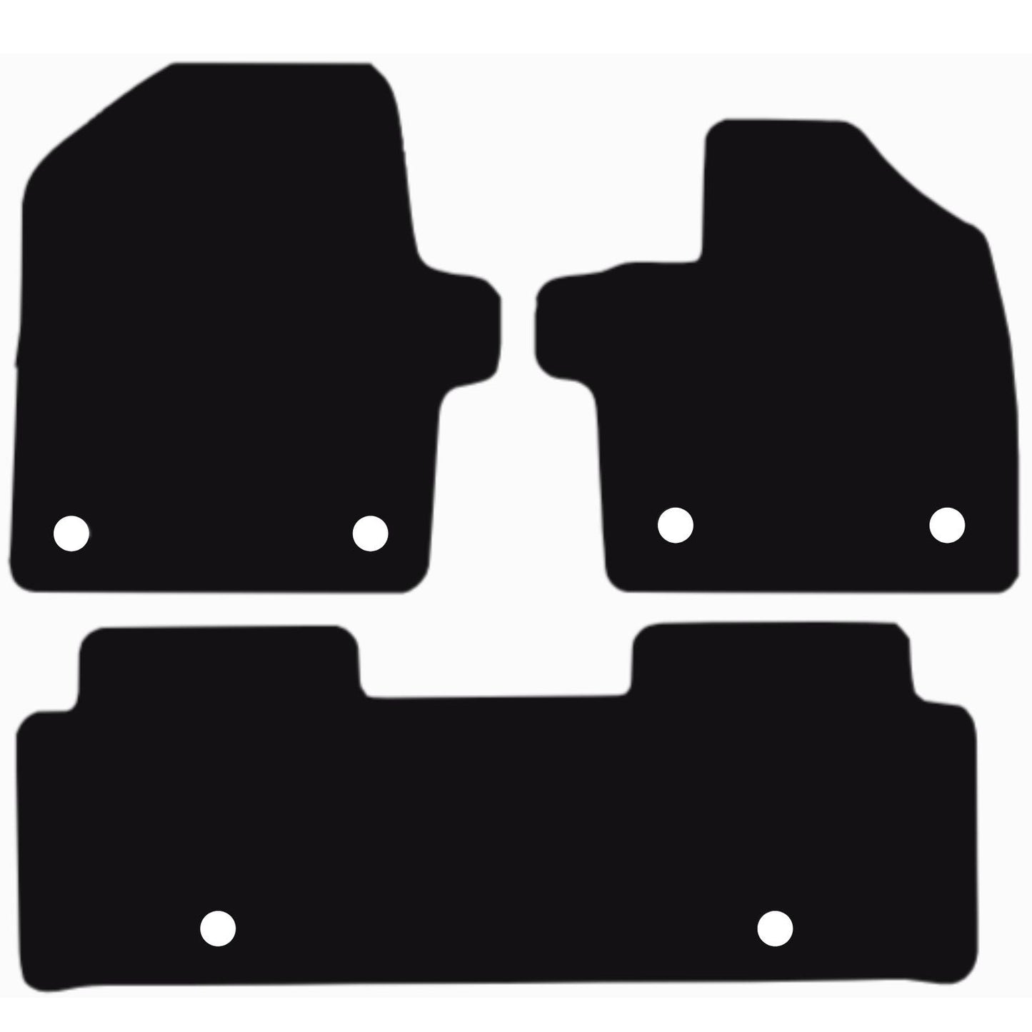Premium Quality Car Mat for KIA EV6 2020 Onwards Front & Rear, Anti-Slip, All-Weather Car Mats, Easy to Clean Custom Fit 4-Pieces Set