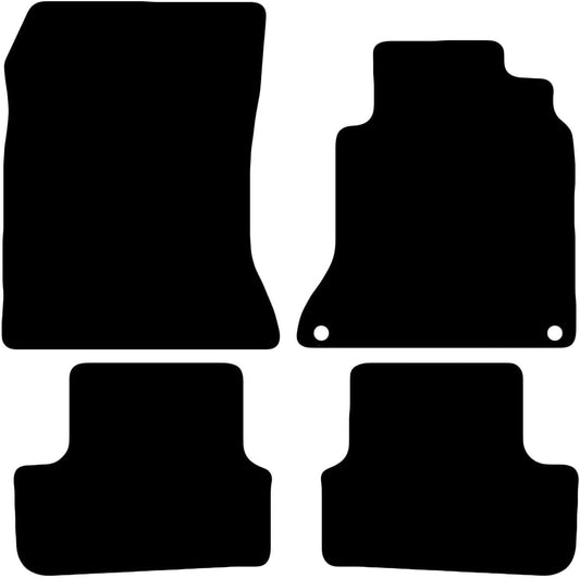 MERCEDES A Class 2012-2018 Tailored Fit Car Floor Mats Front & Rear With Non-Slip Backing, All-Weather Protection, Easy to Clean Perfect Fit 4-Pieces Set