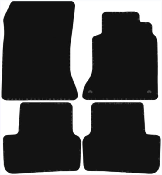 MERCEDES B Class 2012-2018 Tailored Fit Car Floor Mats Front & Rear With Non-Slip Backing, All-Weather Protection, Easy to Clean Perfect Fit 4-Pieces Set