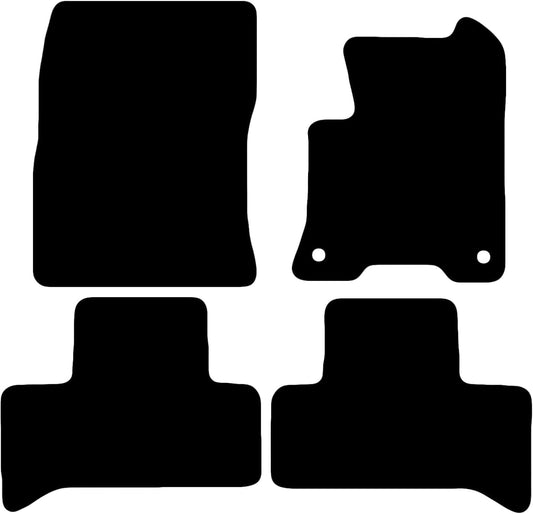 MERCEDES EQA 2021-Present Tailored Fit Car Floor Mats Front & Rear With Non-Slip Backing, All-Weather Protection, Easy to Clean Perfect Fit 4-Pieces Set