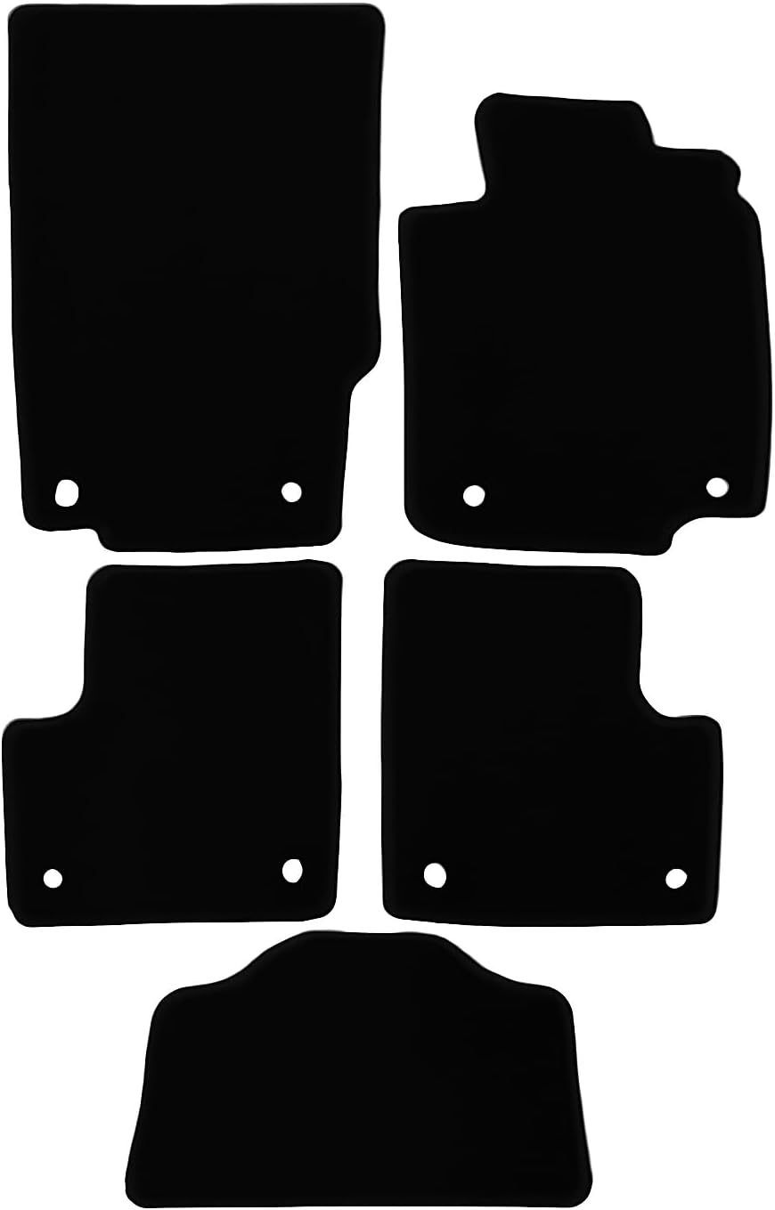 MERCEDES GLS X166 2012-2019 Tailored Fit Car Floor Mats Front & Rear With Non-Slip Backing, All-Weather Protection, Easy to Clean Perfect Fit 5-Pieces Set