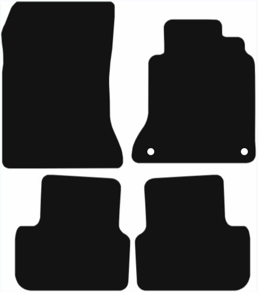 MERCEDES Gla 2014-2020 Tailored Fit Car Floor Mats Front & Rear With Non-Slip Backing, All-Weather Protection, Easy to Clean Perfect Fit 4-Pieces Set