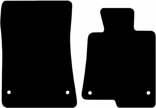 MERCEDES SLC 2016-Onwards Tailored Fit Car Floor Mats Front & Rear With Non-Slip Backing, All-Weather Protection, Easy to Clean Perfect Fit 4-Pieces Set