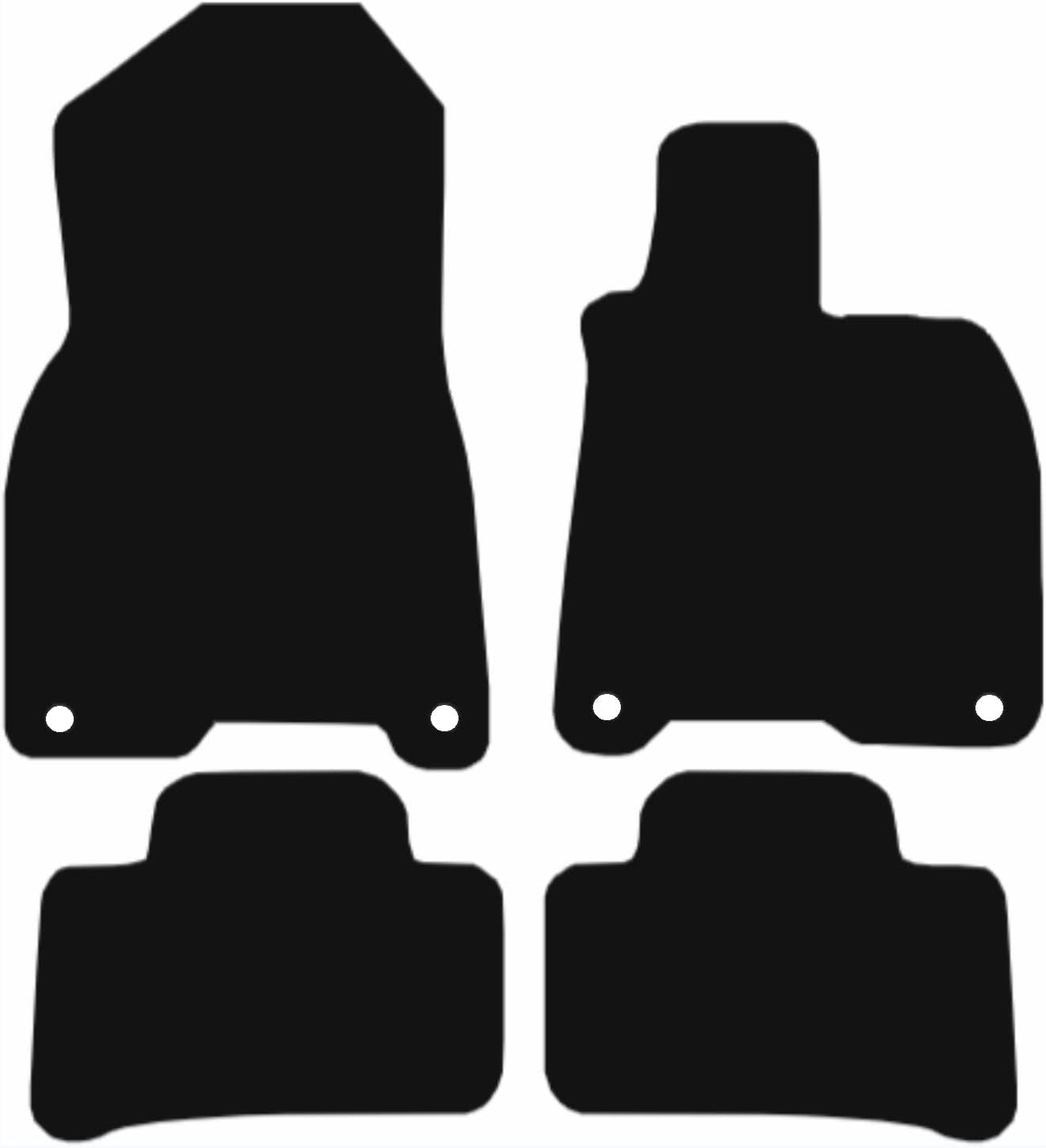 Mercedes EQE 2021-Onwards Tailored Fit Car Floor Mats Front & Rear With Non-Slip Backing, All-Weather Protection, Easy to Clean Perfect Fit 4-Pieces Set