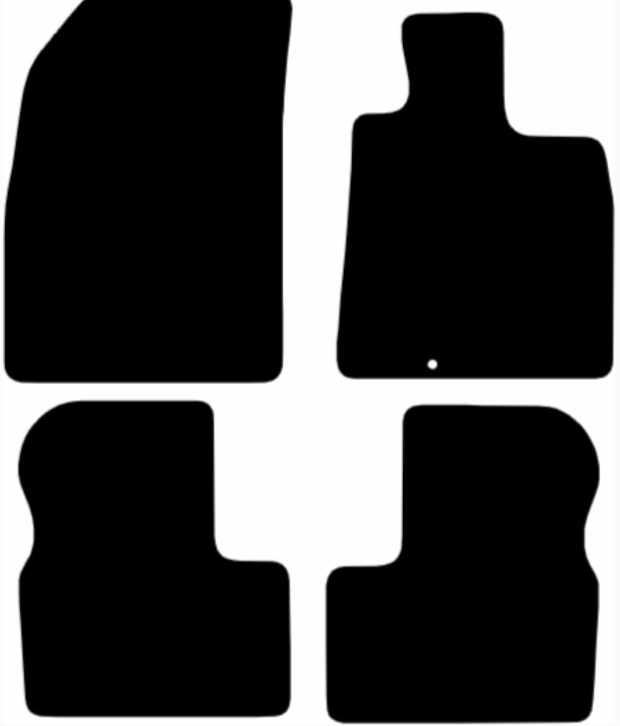 Nissan Micra 2010-2017 Tailored Fit Car Floor Mats Front & Rear With Non-Slip Backing, All-Weather Protection, Easy to Clean Perfect Fit 4-Pieces Set
