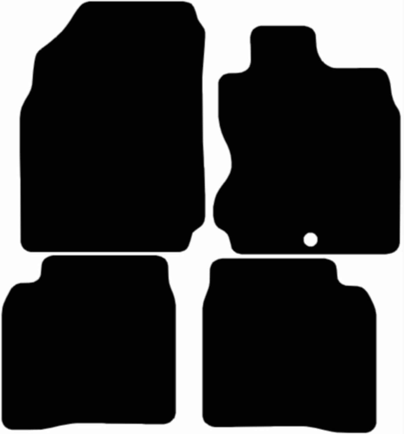 Nissan Note 2005-2013 Tailored Fit Car Floor Mats Front & Rear With Non-Slip Backing, All-Weather Protection, Easy to Clean Perfect Fit 4-Pieces Set