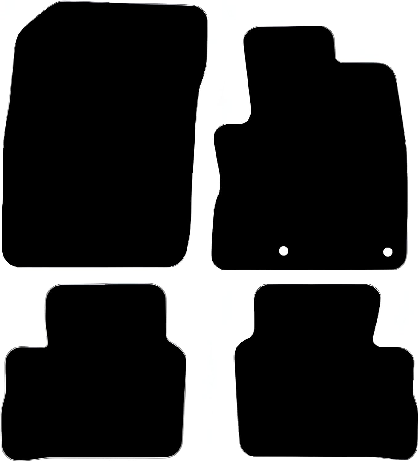 Nissan QASHQAI Mild Hybrid 2021-Onwards Tailored Fit Car Floor Mats Front & Rear With Non-Slip Backing, All-Weather Protection, Easy to Clean Perfect Fit 4-Pieces Set