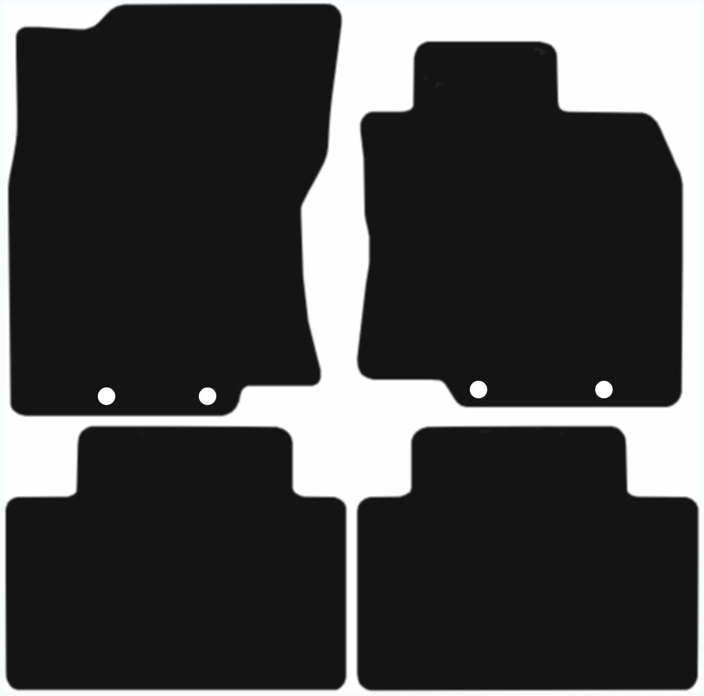 Nissan X Trail 2014-2021 Tailored Fit Car Floor Mats Front & Rear With Non-Slip Backing, All-Weather Protection, Easy to Clean Perfect Fit 4-Pieces Set