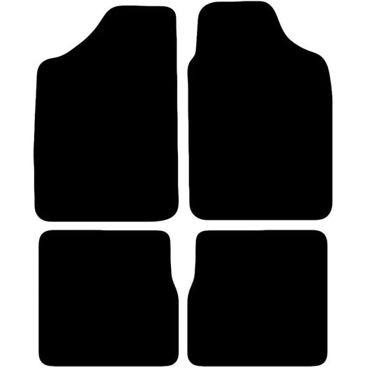 Premium Tailored Car Mat for PEUGEOT 106 1991-2003 Front & Rear, Anti-Slip, All-Weather Car Mats, Easy to Clean Custom Fit 4-Pieces Set