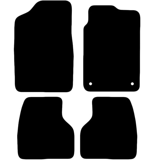 Premium Tailored Car Mat for PEUGEOT 205 1983-1998 Front & Rear, Anti-Slip, All-Weather Car Mats, Easy to Clean Custom Fit 4-Pieces Set