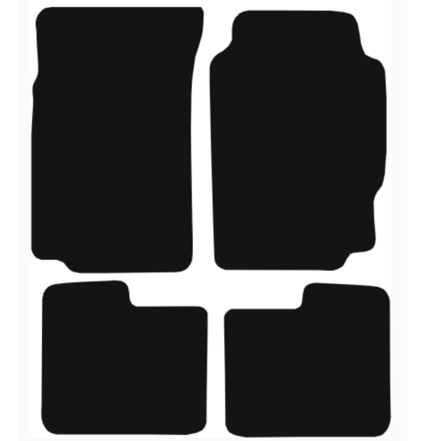 Premium Tailored Car Mat for PEUGEOT 406 1996-2003 Front & Rear, Anti-Slip, All-Weather Car Mats, Easy to Clean Custom Fit 4-Pieces Set