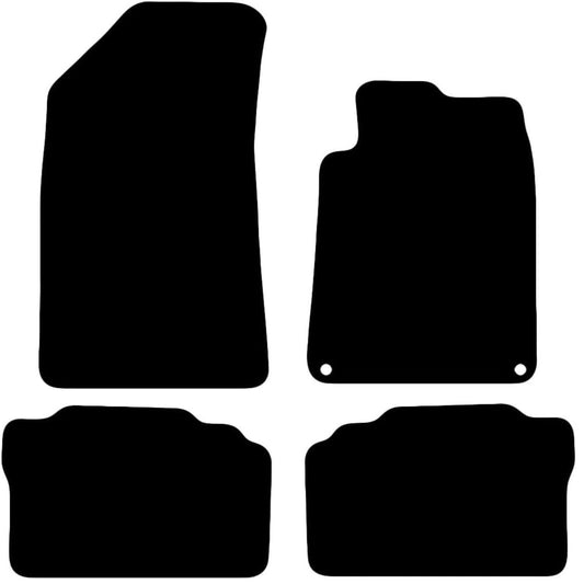 Premium Tailored Car Mat for PEUGEOT 508 2011-2019 Front & Rear, Anti-Slip, All-Weather Car Mats, Easy to Clean Custom Fit 4-Pieces Set