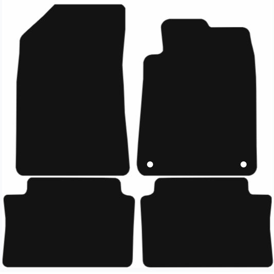 Premium Tailored Car Mat for PEUGEOT 508 2011-2019 SW Front & Rear, Anti-Slip, All-Weather Car Mats, Easy to Clean Custom Fit 4-Pieces Set