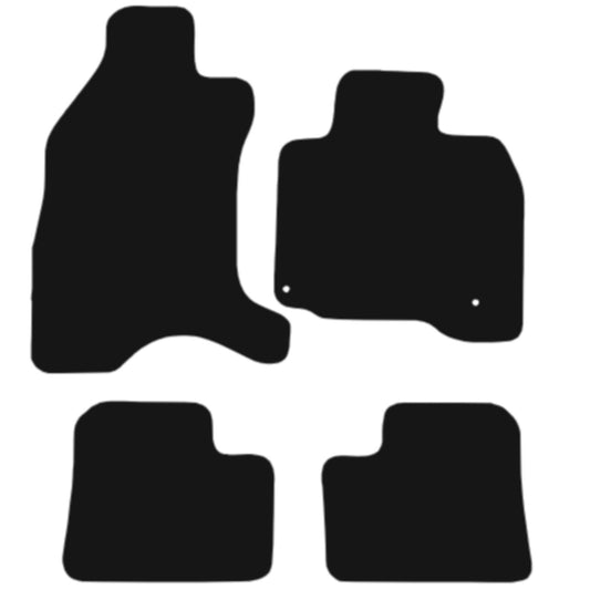 Premium Tailored Car Mat for Peugeot ION 2010-Present Front & Rear, Anti-Slip, All-Weather Car Mats, Easy to Clean Custom Fit 4-Pieces Set