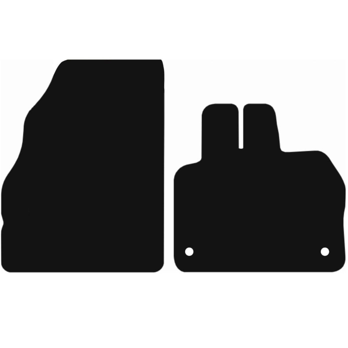 RENAULT Kangoo 2009-2021 Tailored Fit Van Floor Mats With Non-Slip Backing, All-Weather Protection, Easy to Clean Perfect Fit 2-Pieces Set