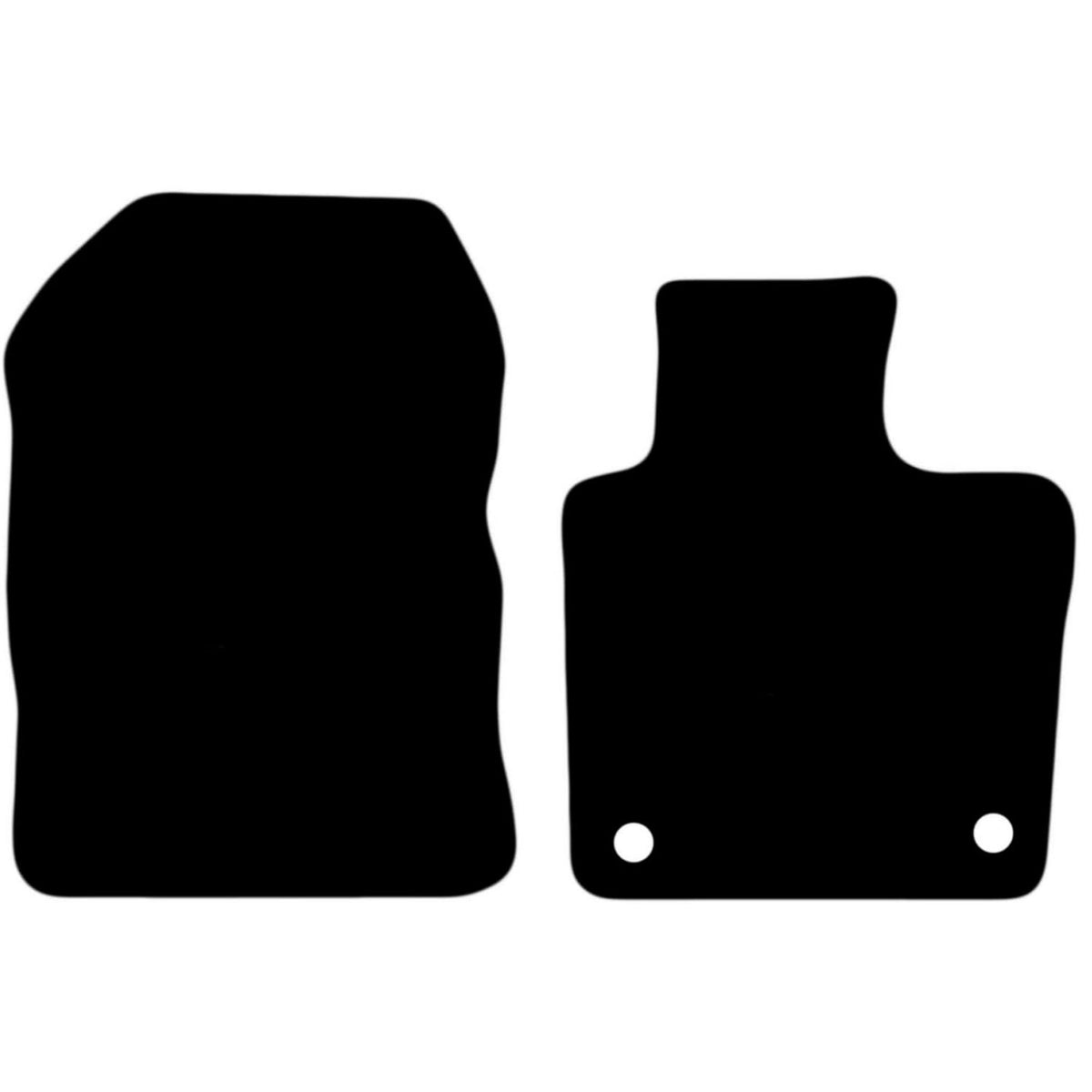 RENAULT Wind 2010-2013 Tailored Fit Car Floor Mats Front & Rear With Non-Slip Backing, All-Weather Protection, Easy to Clean Perfect Fit 2-Pieces Set