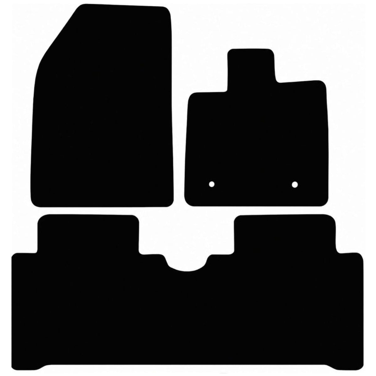 BYD ATTO 3 2023-Onwards Tailored Fit Car Floor Mats Front & Rear With Non-Slip Backing, All-Weather Protection, Easy to Clean Perfect Fit 3-Pieces Set
