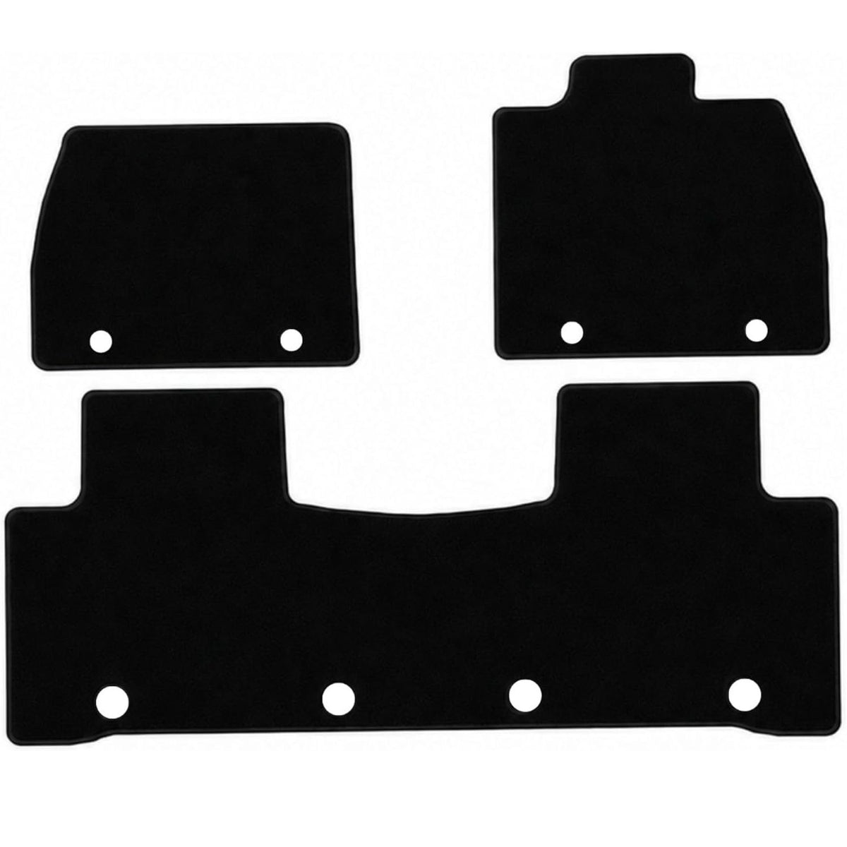 BYD Sealion 7 2025-Onwards Tailored Fit Car Floor Mats Front & Rear With Non-Slip Backing, All-Weather Protection, Easy to Clean Perfect Fit 3-Pieces Set