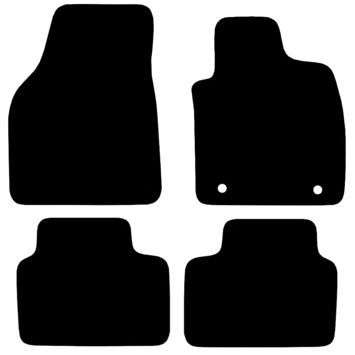 MG 3 HYBRID 2024-Onwards Tailored Fit Car Floor Mats Front & Rear With Non-Slip Backing, All-Weather Protection, Easy to Clean Perfect Fit 4-Pieces Set