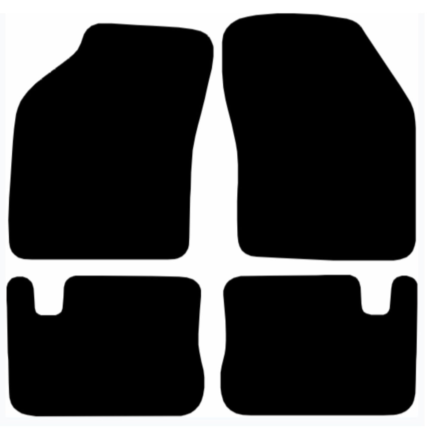 Premium Tailored Car Mat for VAUXHALL Cavalier 1988-1995 Front & Rear, Anti-Slip, All-Weather Car Mats, Easy to Clean Custom Fit 4-Pieces Set