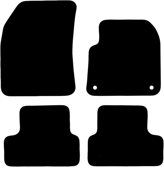 Premium Tailored Car Mat for VAUXHALL Grandland X 2017-2021 Front & Rear, Anti-Slip, All-Weather Car Mats, Easy to Clean Custom Fit 4-Pieces Set