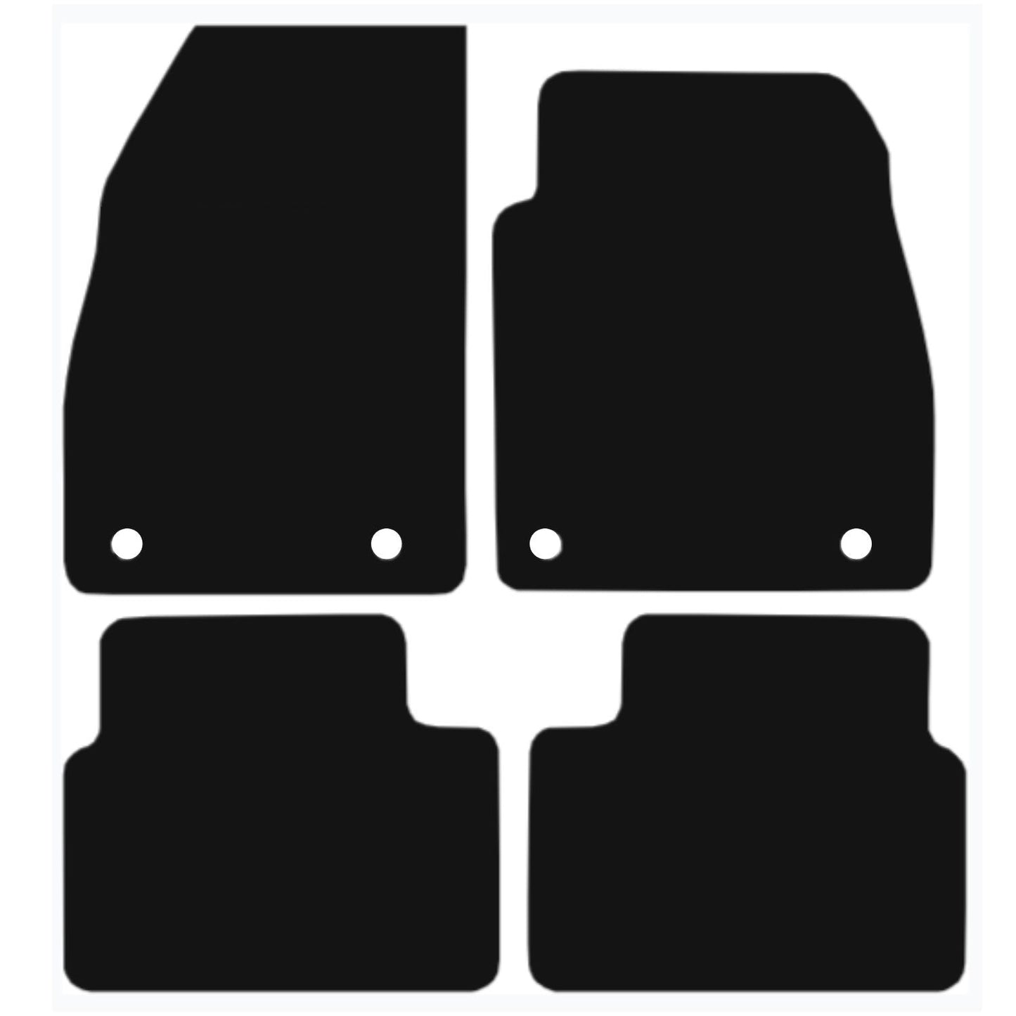 Premium Tailored Car Mat for VAUXHALL Insignia 2008-2013 Front & Rear, Anti-Slip, All-Weather Car Mats, Easy to Clean Custom Fit 4-Pieces Set