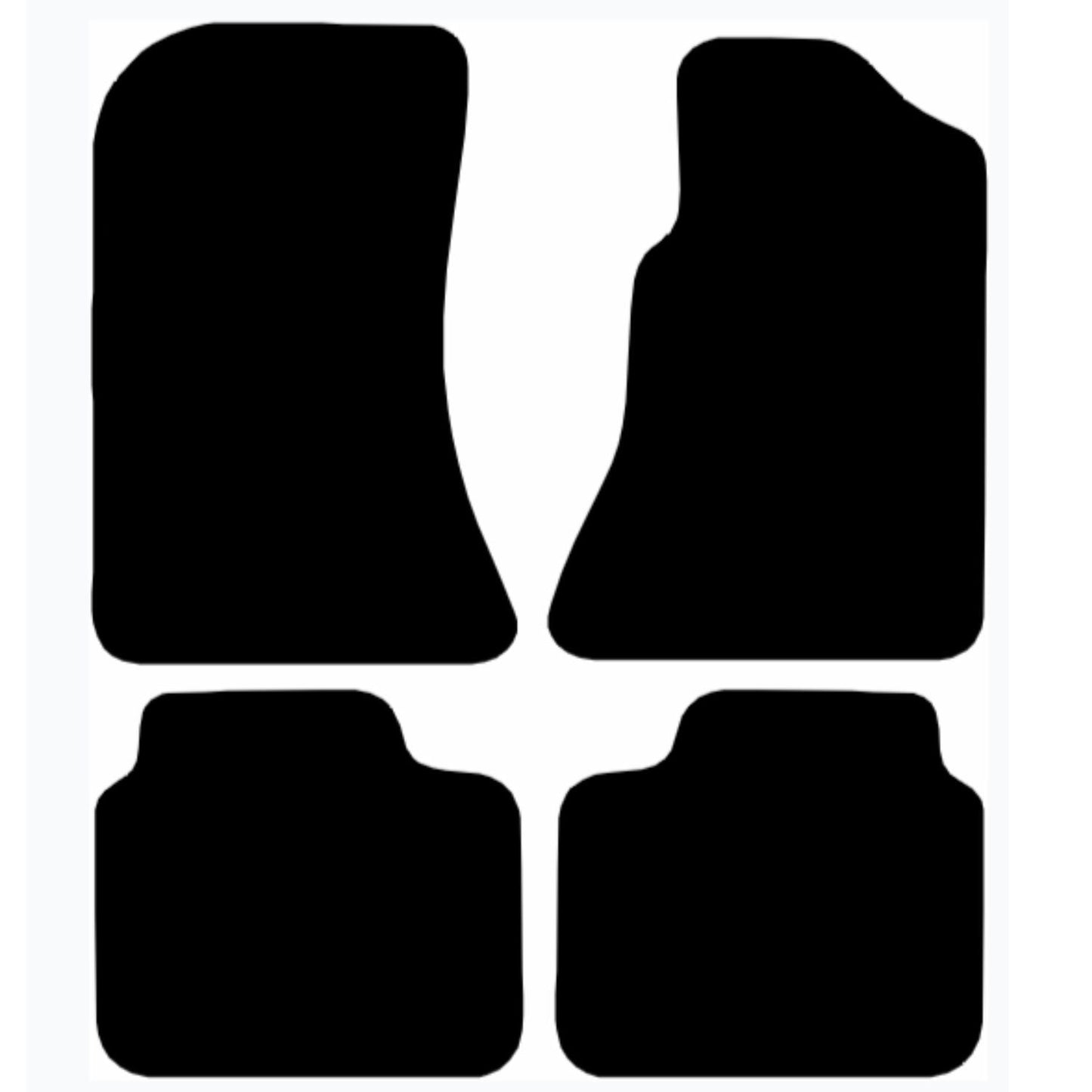 Premium Tailored Car Mat for VAUXHALL Omega 1994-2004 Front & Rear, Anti-Slip, All-Weather Car Mats, Easy to Clean Custom Fit 4-Pieces Set