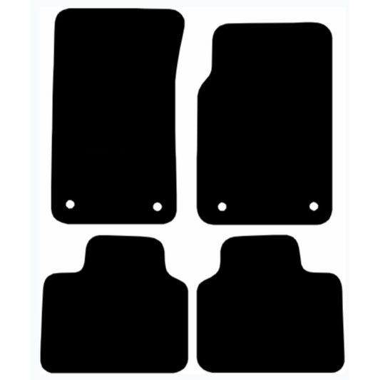 Premium Tailored Car Mat for VAUXHALL VXR8 2007-2009 Front & Rear, Anti-Slip, All-Weather Car Mats, Easy to Clean Custom Fit 4-Pieces Set