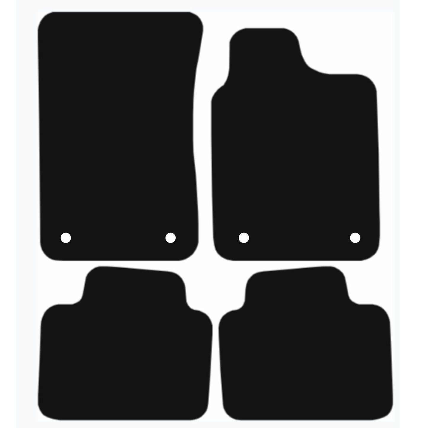 Premium Tailored Car Mat for VAUXHALL Vxr8 2010-2017 Front & Rear, Anti-Slip, All-Weather Car Mats, Easy to Clean Custom Fit 4-Pieces Set