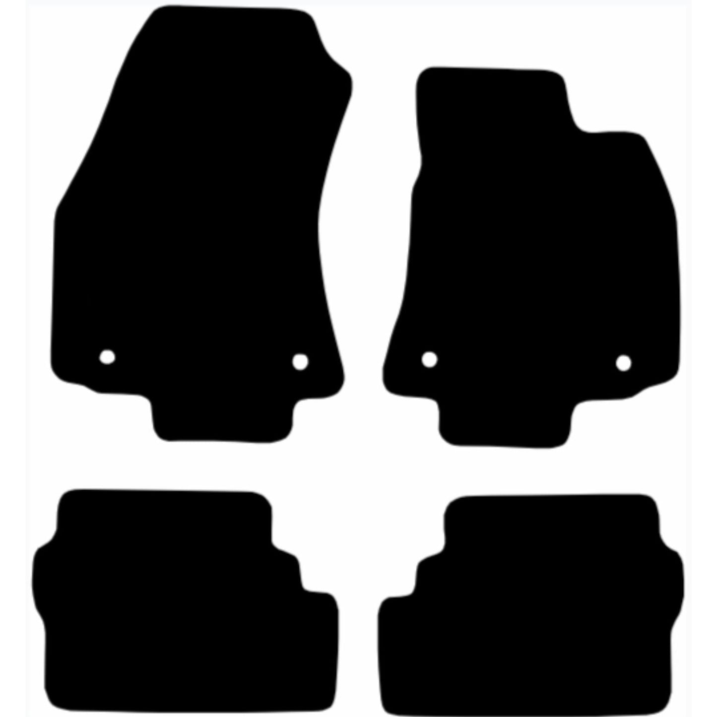 Premium Tailored Car Mat for  VAUXHALL Zafira Tourer 1999-2006  Front & Rear, Anti-Slip, All-Weather Car Mats, Easy to Clean Custom Fit 4-Pieces Set