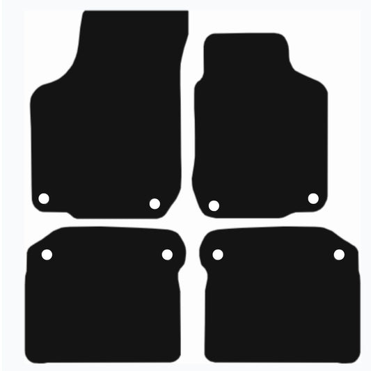 Premium Tailored Car Mat for VOLKSWAGEN Beetle 1998-2011 Front & Rear, Anti-Slip, All-Weather Car Mats, Easy to Clean Custom Fit 4-Pieces Set