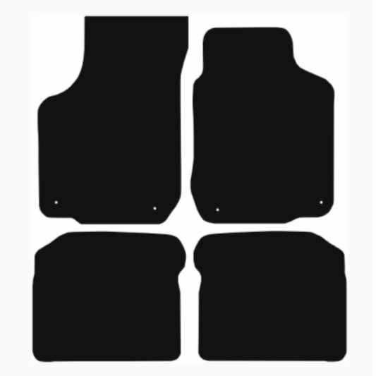 Premium Tailored Car Mat for VOLKSWAGEN Beetle 1999-2005 GOLF Mk4 Front & Rear, Anti-Slip, All-Weather Car Mats, Easy to Clean Custom Fit 4-Pieces Set