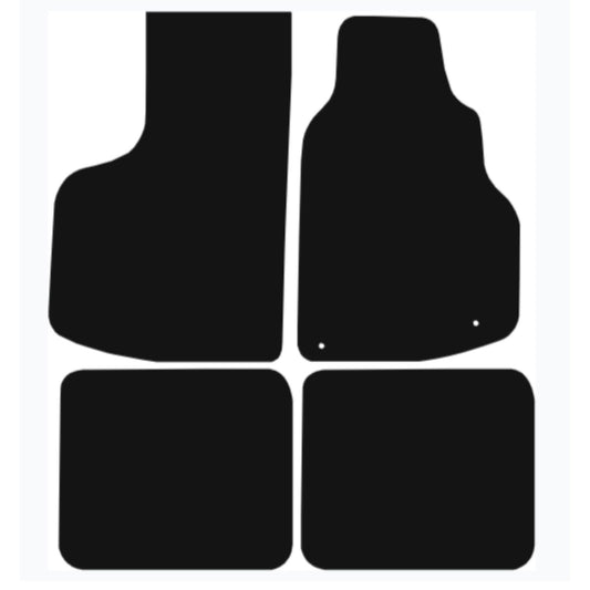 Premium Tailored Car Mat for VOLKSWAGEN Golf MK1 Convertible 1974-1982 Front & Rear, Anti-Slip, All-Weather Car Mats, Easy to Clean Custom Fit 4-Pieces Set