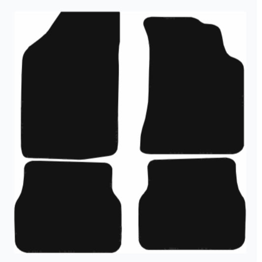 Premium Tailored Car Mat for VOLKSWAGEN Golf MK2 1983-1990 Front & Rear, Anti-Slip, All-Weather Car Mats, Easy to Clean Custom Fit 4-Pieces Set