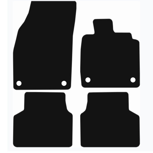 Premium Tailored Car Mat for VOLKSWAGEN ID3 2020-Onwards Front & Rear, Anti-Slip, All-Weather Car Mats, Easy to Clean Custom Fit 4-Pieces Set